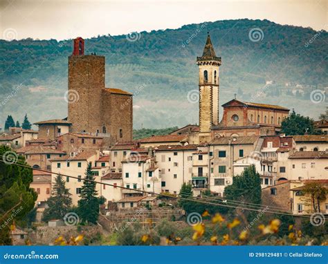 Italy, Tuscany, Florence District, the Village of Vinci. Editorial ...