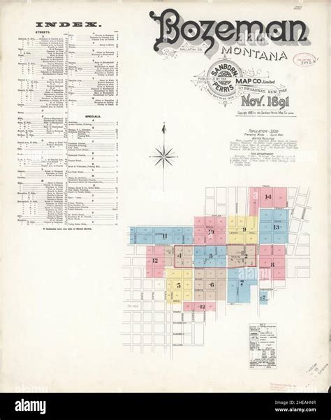 Bozeman montana map hi-res stock photography and images - Alamy