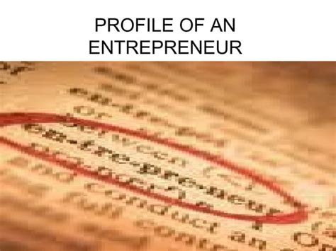 Example of Entrepreneur Profile 的图像结果