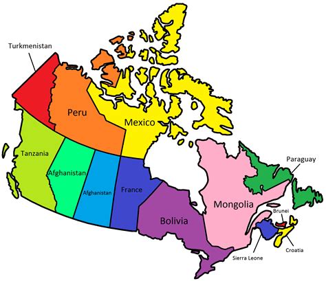 Canada Map With Provinces Names - Printable Free Templates