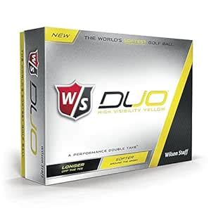 Buy Wilson Staff Duo Golf Balls (12-Pack), Yellow Online at Low Prices ...