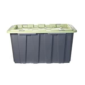 UNIBOX 80L Heavy Duty Flip Lid Storage Container, Durable Premium ...