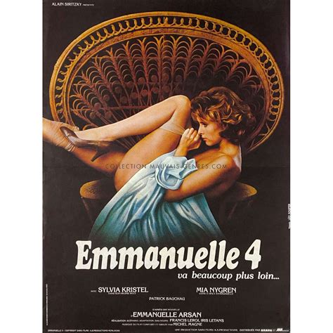 Affiche de cinéma EMMANUELLE 4 - (40x54 cm. - 1984 - France)