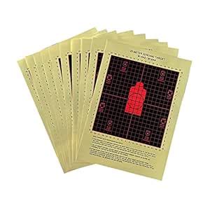 CALADNIS 10Pcs 25Meter Zeroing Targets Shooting Practice Shooting ...