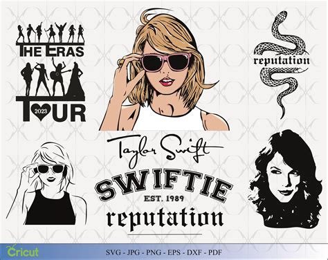 Taylor Swift Image Set 8 différents thème Taylor Swift Svg - Etsy Canada