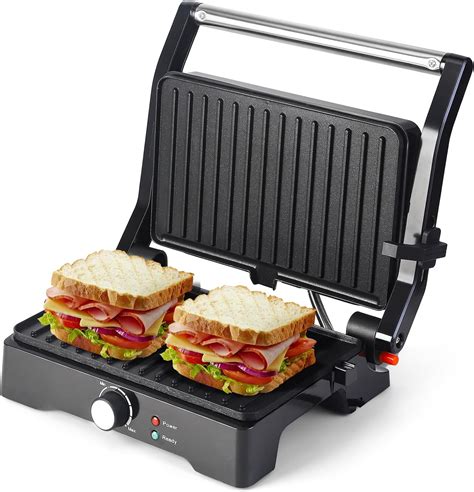 UVFAST Panini Press Grill Sandwich Maker Small, Multi Slices Electric ...