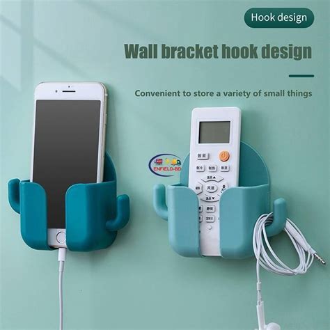 Wall Mounted Smart Tv Remote Control Holder Home Office Organiser ...