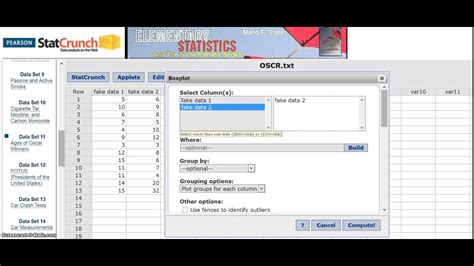 How to Find Test Statistics Using Statcruch 的图像结果