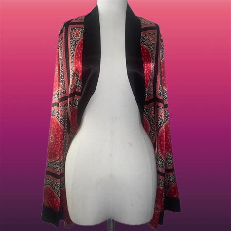 Curvy couture kimono cardigan Wide sleeve Pattern... - Depop