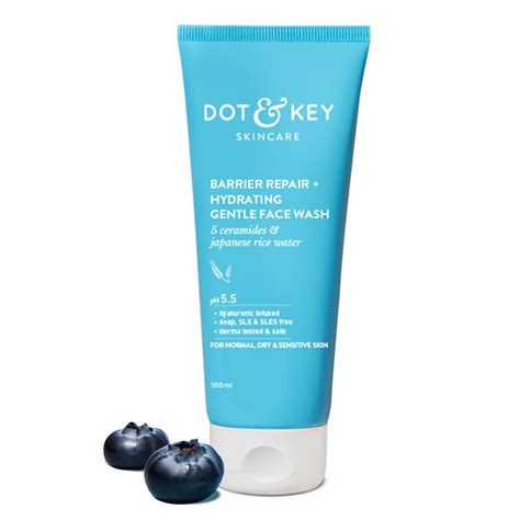 DOT & KEY Barrier Repair + Hydrating Gentle Face Wash With Probiotic ...