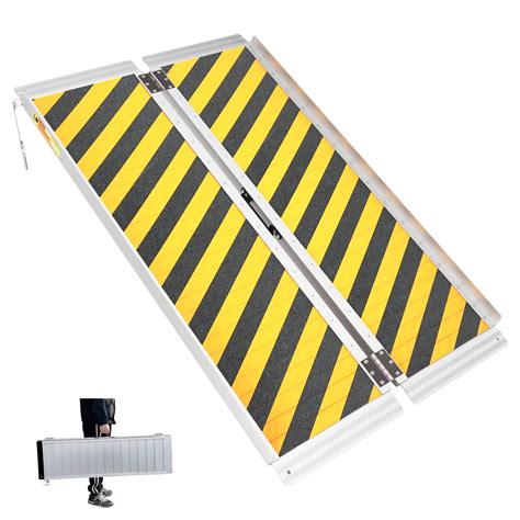 Buy Kredman Foldable Wheelchair Ramp for Home, Non-Skid Portable Ramps ...