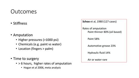 High pressure injection injuries Dr Sean Nicklin | PDF