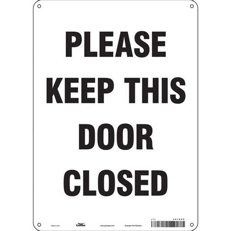 Condor Safety Sign Emergency Exit, Polyethylene, 10 in W, 14 in H ...