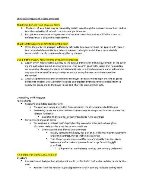 Examples Of Illusory Contracts at Terry Greene blog