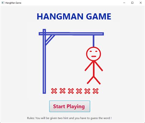 Image result for Hangman Game JavaFX