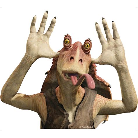 Star Wars Jar Jar Binks Passenger Window Decal