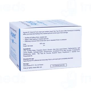 Aqurea Hf Urea 40 Cream Gel 50 Gm - Uses, Side Effects, Dosage, Price ...