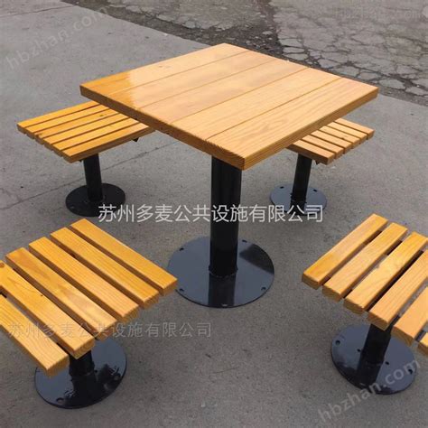 岳阳公园防腐木连椅 户外景观椅定做价格 园林桌椅-环保在线