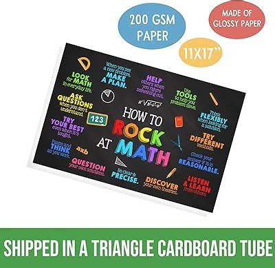 Jinniee How to Rock at Math Poster Teacher Posters For India | Ubuy