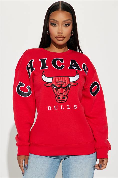 Chicago Bulls Sweatshirt - Red | Fashion Nova