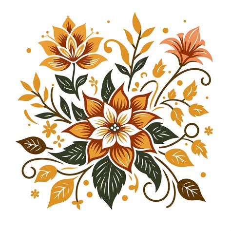 Flower Pattern Design Vector 的图像结果