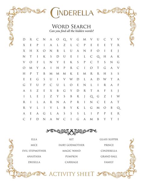 15 Free Disney Word Searches - Kitty Baby Love