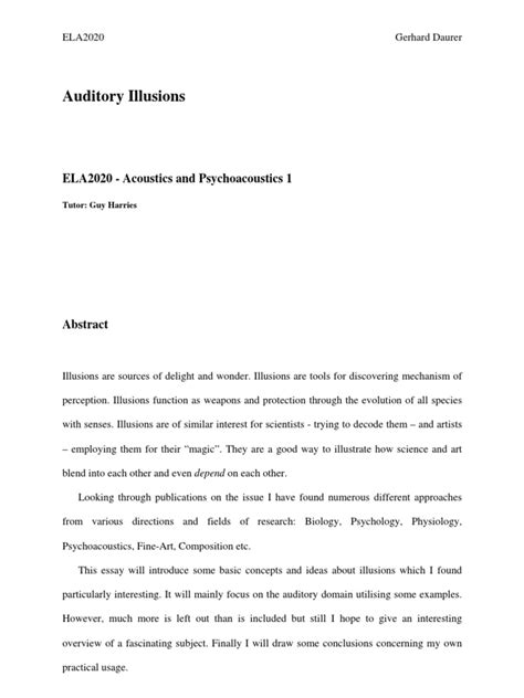 Image result for How Auditory Illusions Work