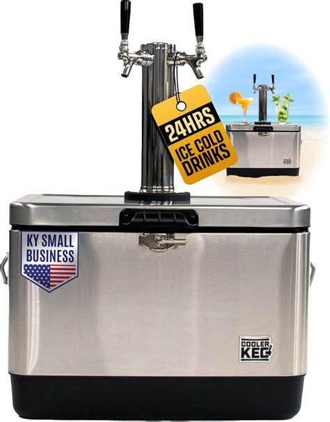 Amazon.com: Cooler Keg Portable Kegerator Stainless Steel Insulated ...