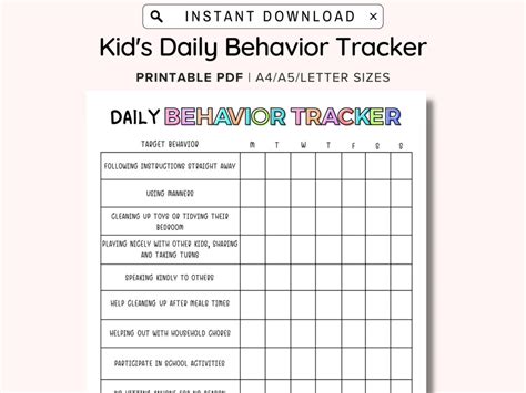 Image result for Behavior Chart Day 2