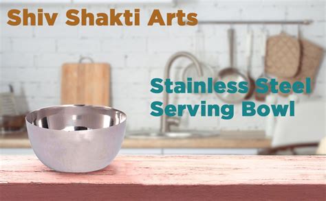 Buy Shiv Shakti Arts® Stainless Steel - Heavy Gauge Bowl/Wati/Katori ...