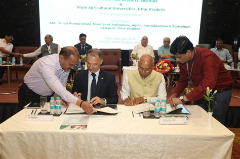 IRRI inks MoU with Uttar Pradesh agricultural universities | International Rice Research Institute