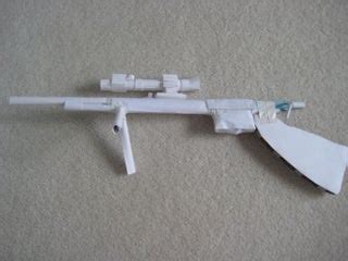Image result for Paper Machine Gun