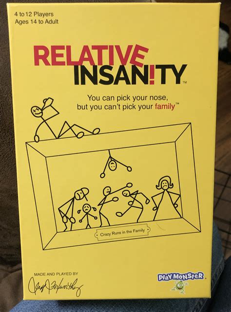 Relative Insanity (Card Game, 2017) Play Monster Jeff Foxworthy Family ...