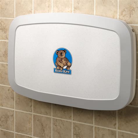 Koala Kare Wall Mounted Horizontal Baby Diaper Changing Station - Samrick