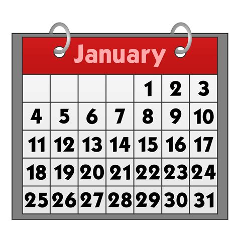 Calendar clip art free calendar clipartcow – Clipartix