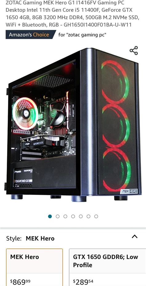 zotac gaming pc