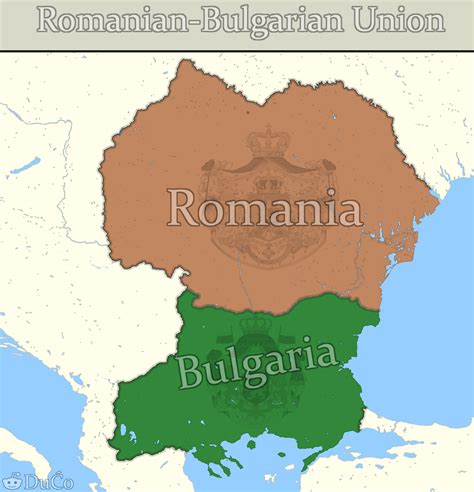 Romanian-Bulgarian Union : r/imaginarymaps
