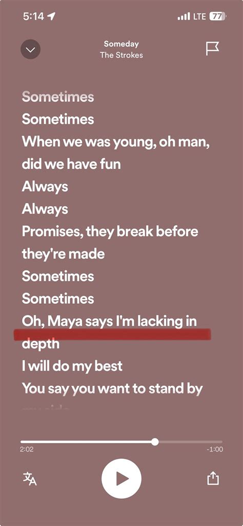 Someday lyrics : r/TheStrokes