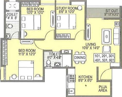 Cosmos Jewels Solitaire Floor Plans - Ghodbunder Road, Thane