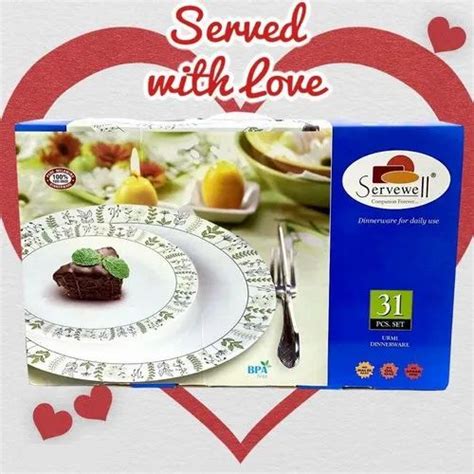 Dinner Set - Servewell 31 Pc Urmi Dinner Set Trader - Wholesaler ...