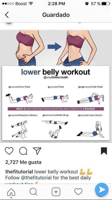 Pin on flat tummy workout at home