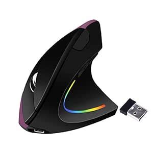 Amazon.in: Buy Funwaretech Ergonomic Mouse,Wireless Rechargeable 2.4G ...