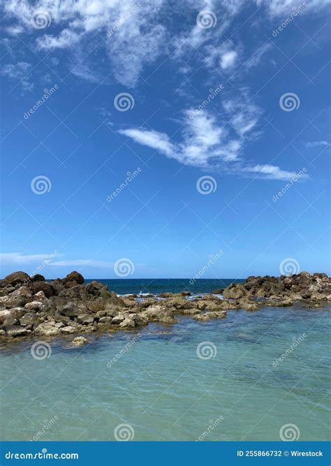 Sea View from the St . Ann Bay, Jamaica Stock Photo - Image of blue ...