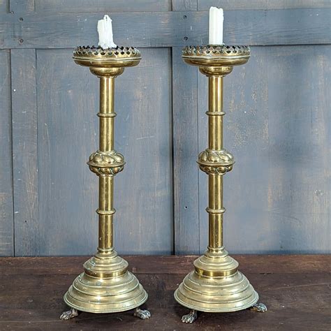 Church Candle Holder Brass at Sara Wentworth blog