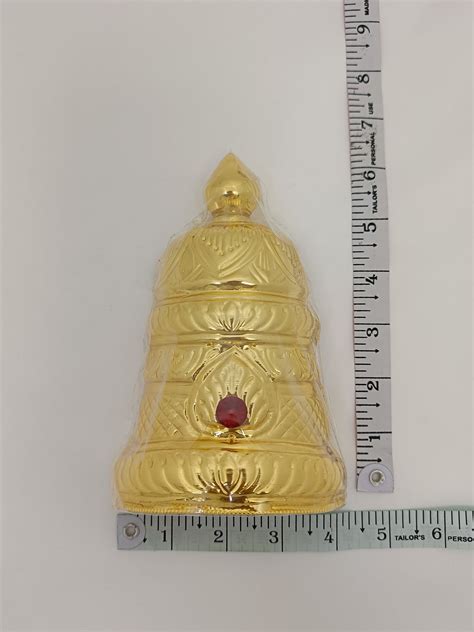Gold Plated Ornate God / Deity Mukut / Crown / Kiritum – Jewel9Collections