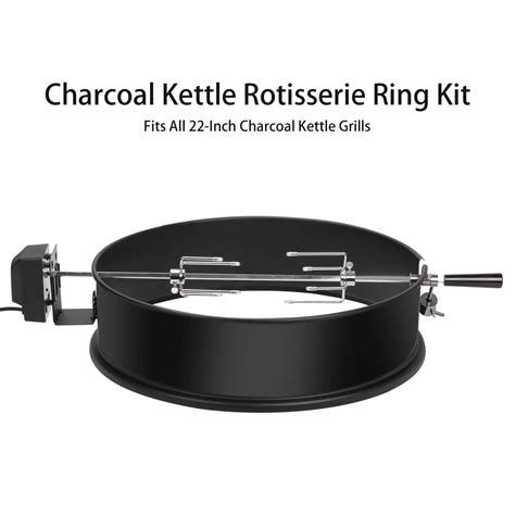22.5 Inch BBQ Chicken Charcoal Kettle Rotisserie Ring Kit
