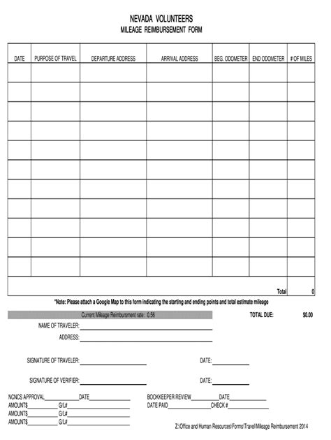 Fillable Online nevadavolunteers NEVADA VOLUNTEERS - nevadavolunteers ...