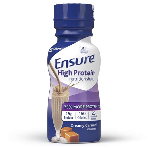 Ensure High Protein Nutrition Shake / Creamy Caramel / 8 fl oz bottle ...