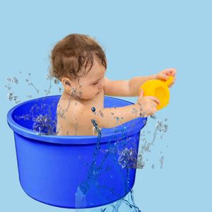 Highway Plastic Unbreakable Multipurpose Bath Tub in House - 70 LTR ...