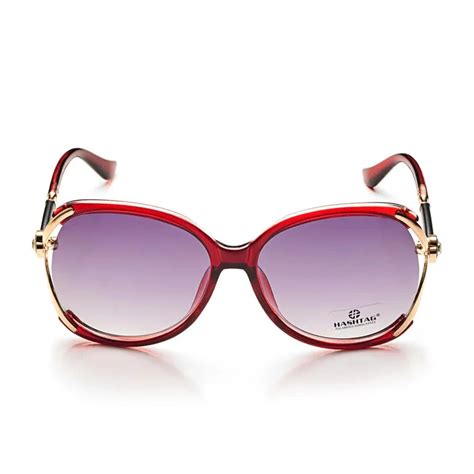 Saffron | Red Large Full Rim Oval Sunglasses for Women [Polarized]